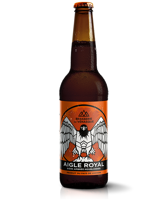 L'Aigle Royal est une bière ambrée houblonnée artisanale de la BRASSERIE DU VENASQUE