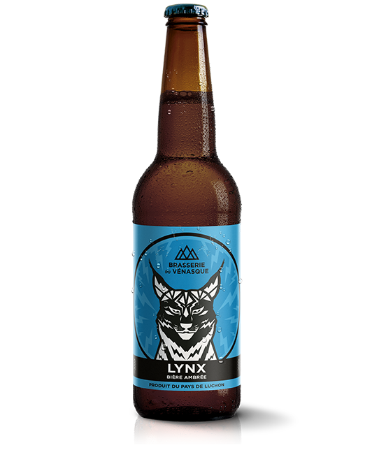 La LYNX est une bière ambrée aromatique douce, aux arômes subtils de malt caramélisé. BRASSERIE DU VENASQUE