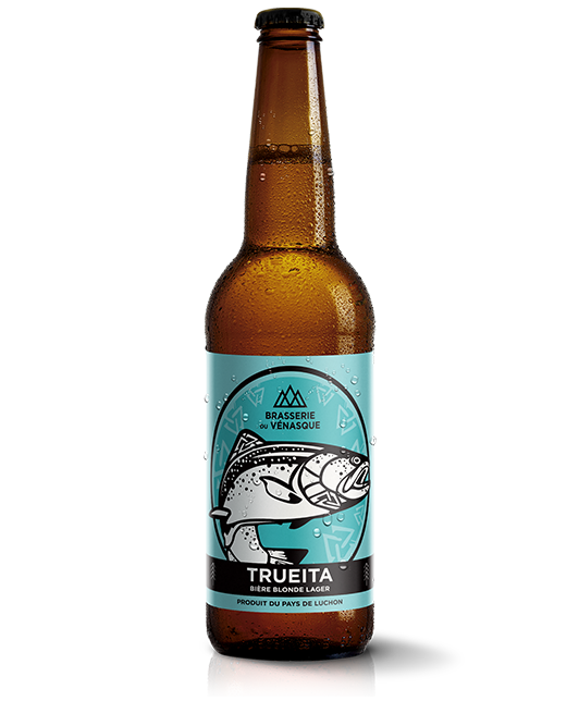 TRUEITA bière blonde lager BRASSERIE DU VENASQUE