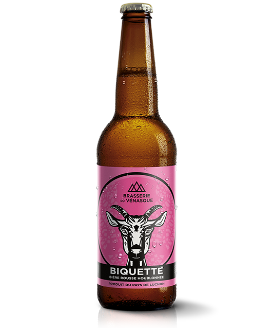 BIQUETTE bière rousse houblonnées BRASSERIE DU VENASQUE