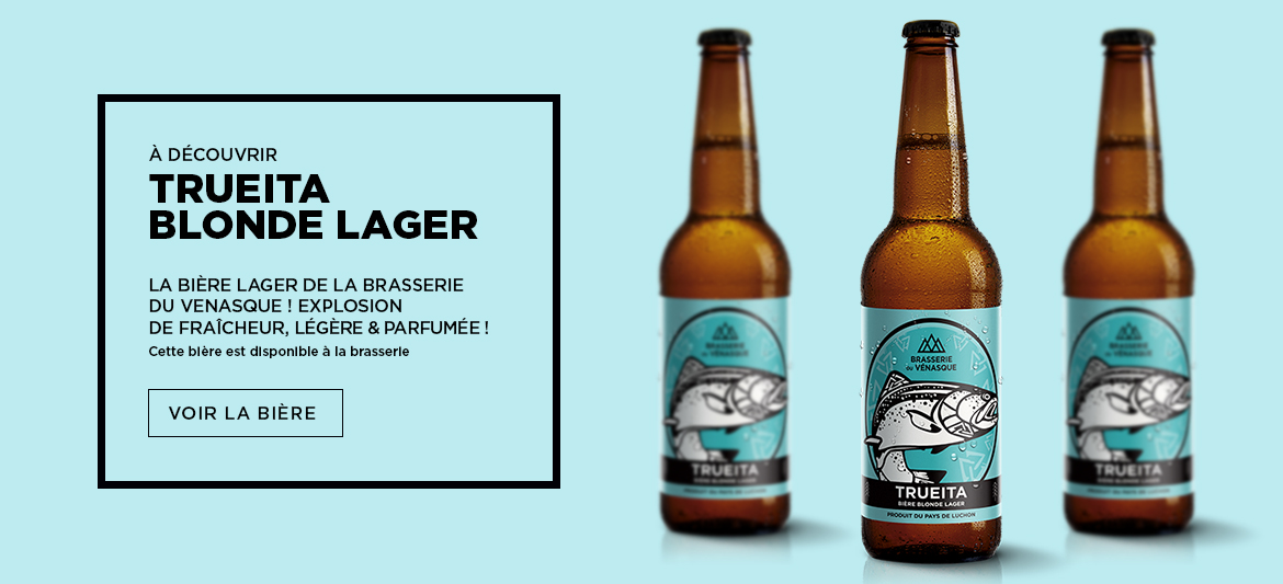découvrez la trueita lager - bière artisanale BRASSERIE DU VENASQUE
